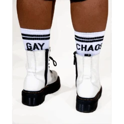 Gay Chaos Socks -Cheap Band Tees Vinyl Store 27