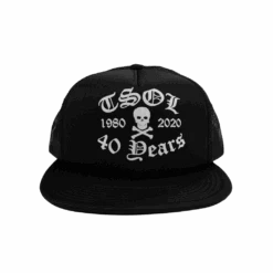 40 Years Trucker Hat -Cheap Band Tees Vinyl Store 40yearstruckerhatfront