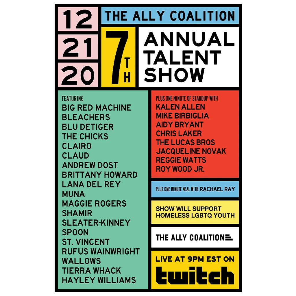 7th Annual Talent Show Limited Edition Poster Signed By Jack Antonoff 2 7th Annual Talent Show Limited Edition Poster Signed By Jack Antonoff - Image 2