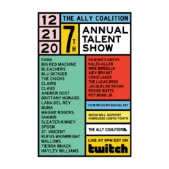7th Annual Talent Show Limited Edition Poster