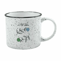 Blue & Green Flower Coffee Mug