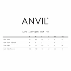 A2 Black -Cheap Band Tees Vinyl Store Anvil 780