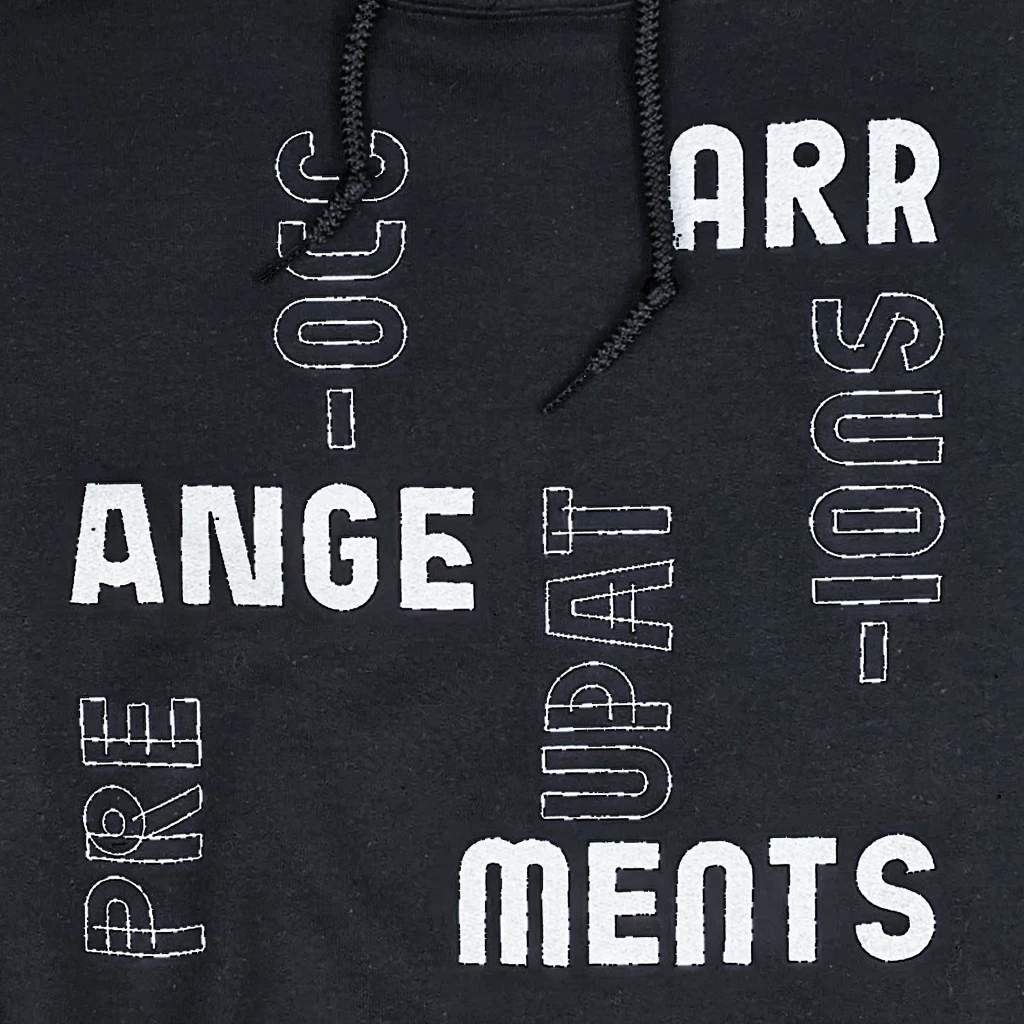Arrangements Black Hoodie 2 Arrangements Black Hoodie - Image 2