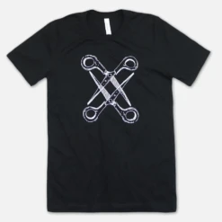 Basic Scissoring Black Tee
