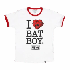I Heart Bat Boy Ringer T-Shirt