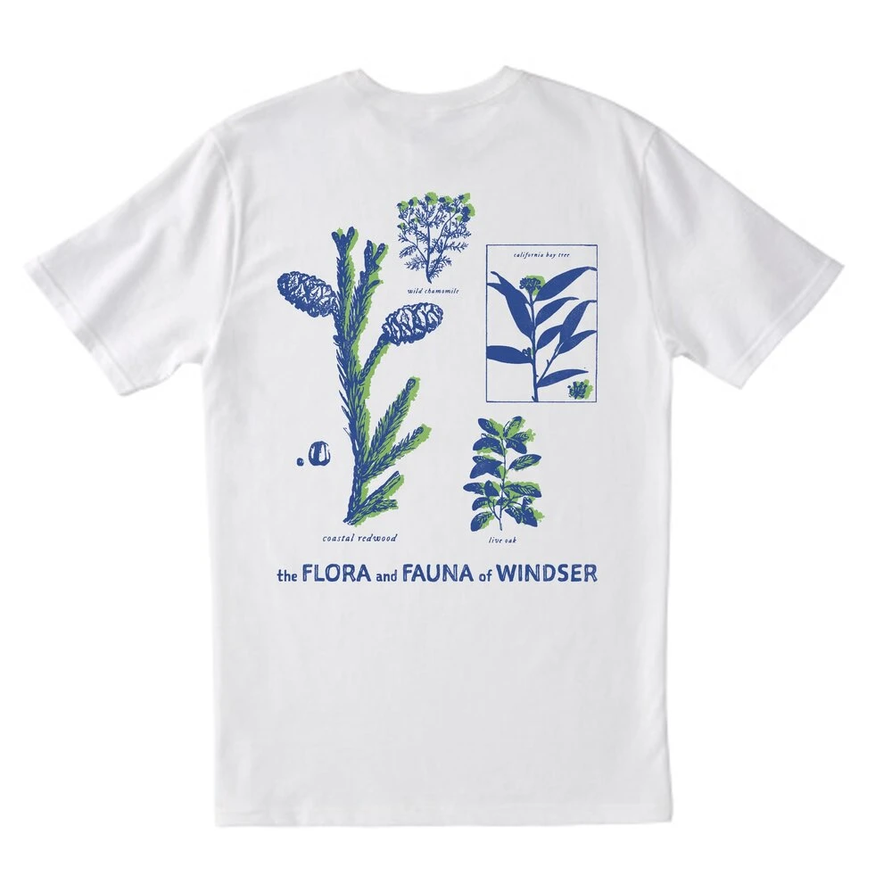 Flora And Fauna White T-Shirt 2 Flora And Fauna White T-Shirt - Image 2