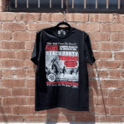 Beach Party Terror Black T-Shirt 7 Beach Party Terror Black T-Shirt -Cheap Band Tees Vinyl Store BeachPartyTee Lifestyle 1