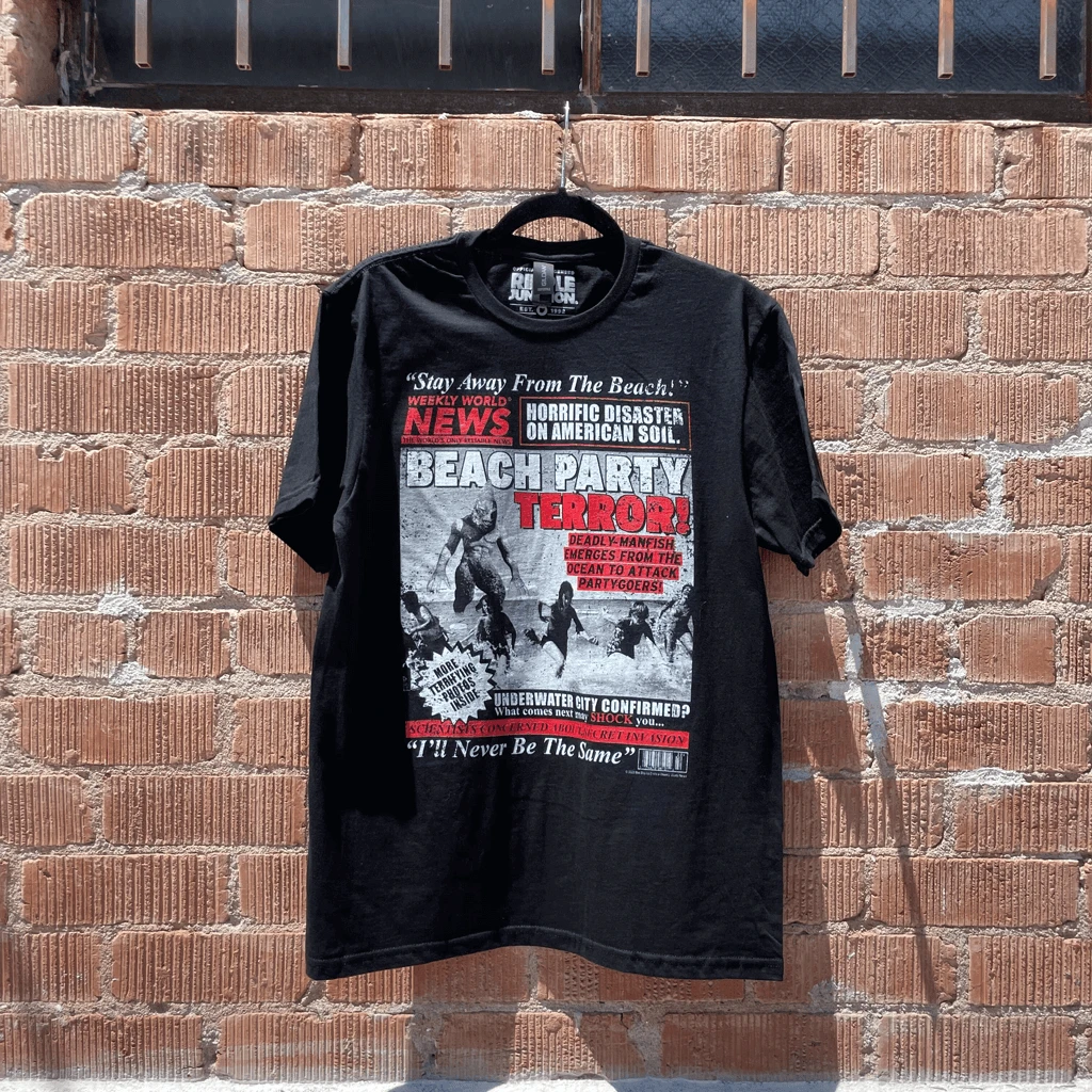 Beach Party Terror Black T-Shirt 3 Beach Party Terror Black T-Shirt - Image 3