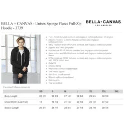 Flower Navy Zip Hoodie -Cheap Band Tees Vinyl Store Bella Canvas3739ZipHoodie