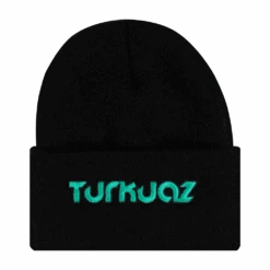 Emblem Black Beanie