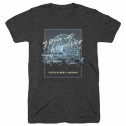 Young Forever Ferris Wheel Tri-Black T-Shirt