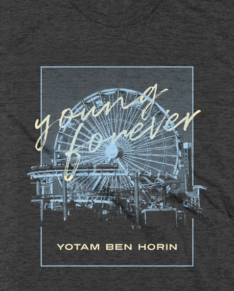 Young Forever Ferris Wheel Tri-Black T-Shirt 2 Young Forever Ferris Wheel Tri-Black T-Shirt - Image 2