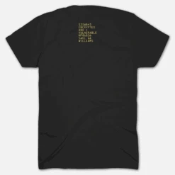 Saul Williams - Encrypted & Vulnerable T-Shirt 11 Saul Williams - Encrypted & Vulnerable T-Shirt -Cheap Band Tees Vinyl Store Blue Angel Black Back
