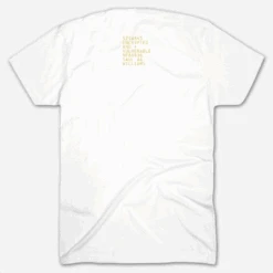 Saul Williams - Encrypted & Vulnerable T-Shirt 13 Saul Williams - Encrypted & Vulnerable T-Shirt -Cheap Band Tees Vinyl Store Blue Angel White Back