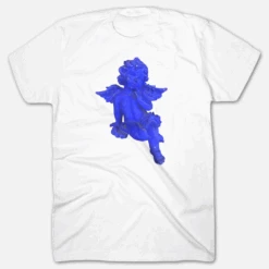 Saul Williams - Encrypted & Vulnerable T-Shirt 14 Saul Williams - Encrypted & Vulnerable T-Shirt -Cheap Band Tees Vinyl Store Blue Angel White Front