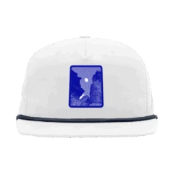 Candid Canyon White Snapback Hat