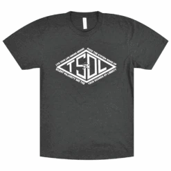 Diamond Logo Vintage Black T-Shirt