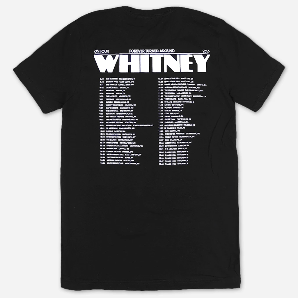 Forever Turned Around Tour Black T-Shirt 3 Forever Turned Around Tour Black T-Shirt - Image 3