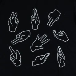 Fisting 101 Black Tee -Cheap Band Tees Vinyl Store Fisting101BlackTeecloseup