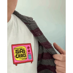 Gay Chaos Long Sleeve Tee -Cheap Band Tees Vinyl Store GC 1