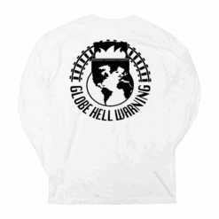 World Wide Nate White Long Sleeve T-Shirt -Cheap Band Tees Vinyl Store GHW NR B 1