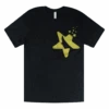 Star Face Charcoal Black T-Shirt