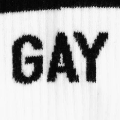 Gay Chaos Socks -Cheap Band Tees Vinyl Store GayChaosCloseUp1