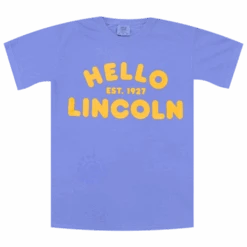 Hello Lincoln Periwinkle T-Shirt