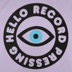Hello Record Pressing Orchid T-Shirt -Cheap Band Tees Vinyl Store HelloMerchHelloRecordPressingOrchidTBackClose 22312225 a2e0 40cb b9fa f2b1db26558d