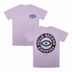 Hello Record Pressing Orchid T-Shirt