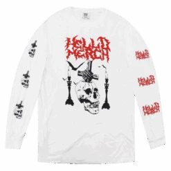 Squeegee Head Long Sleeve T-Shirt -Cheap Band Tees Vinyl Store HelloMerchSqueegeeHeadCropFront
