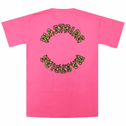 WASTOIDS Neon Pink T-Shirt -Cheap Band Tees Vinyl Store HelloMerchWASTOIDSNeonPinkTBack