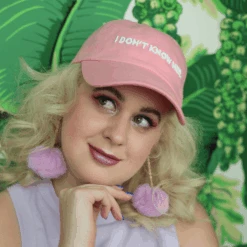 I Don't Know Her Pink Dad Hat