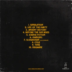 Life In A Simulation 12" Vinyl 5 Life In A Simulation 12" Vinyl -Cheap Band Tees Vinyl Store LIAS Vinyl back 1