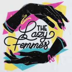 The Lazy Femmes Band Tee -Cheap Band Tees Vinyl Store LazyFemmescloseup