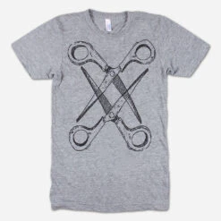 Basic Scissoring Grey Tri-Blend