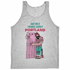 Paul Bunyan/Big Pink Tank Top