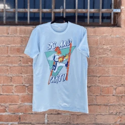 Ski & Party Blue T-Shirt -Cheap Band Tees Vinyl Store PartyTee Lifestyle 1
