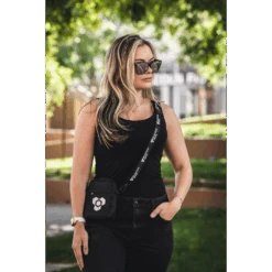 2023 Relentless Beats Black Crossbody Bag 9 2023 Relentless Beats Black Crossbody Bag -Cheap Band Tees Vinyl Store RBBodybagLifestyle2