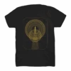 Cosmic Gold Black T-Shirt