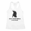 Annoyance White Racerback Tank