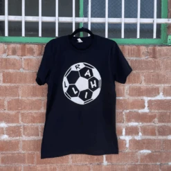 Soccer Black T-Shirt -Cheap Band Tees Vinyl Store RahillSoccerTee Lifestyle 1