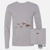 Reindeer Heather Grey Long Sleeve T-Shirt