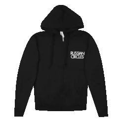 Skulls Black Zip Hood -Cheap Band Tees Vinyl Store RussianCirclesSkullsBlackZipHoodFront