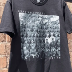 Station Black T-Shirt -Cheap Band Tees Vinyl Store RussianCirclesStationTee Lifestyle 2 1