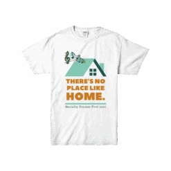 There's No Place Like Home Youth White T-Shirt