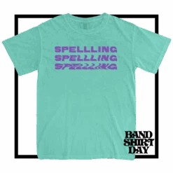 Purple SPELLLING Mint T-Shirt