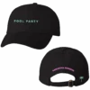 Pool Party Black Dad Hat