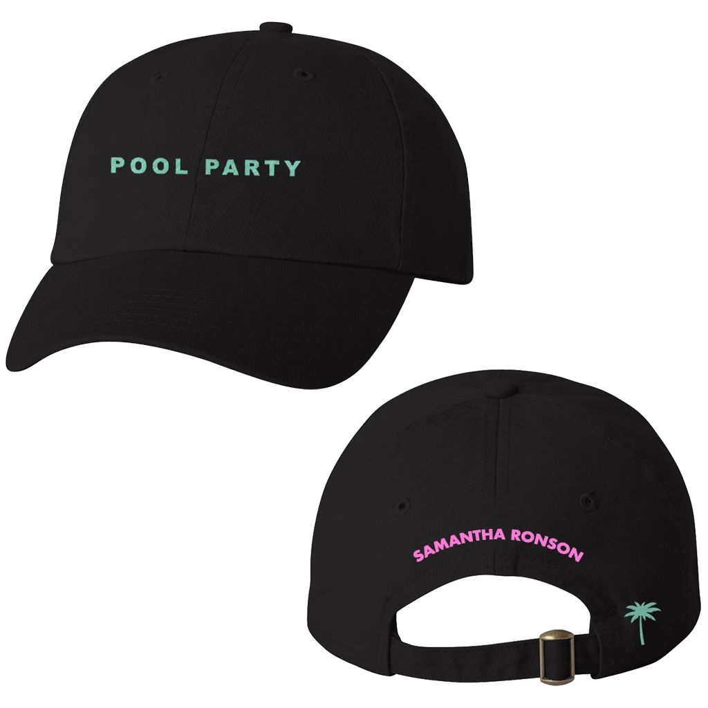 Pool Party Black Dad Hat 1 Pool Party Black Dad Hat