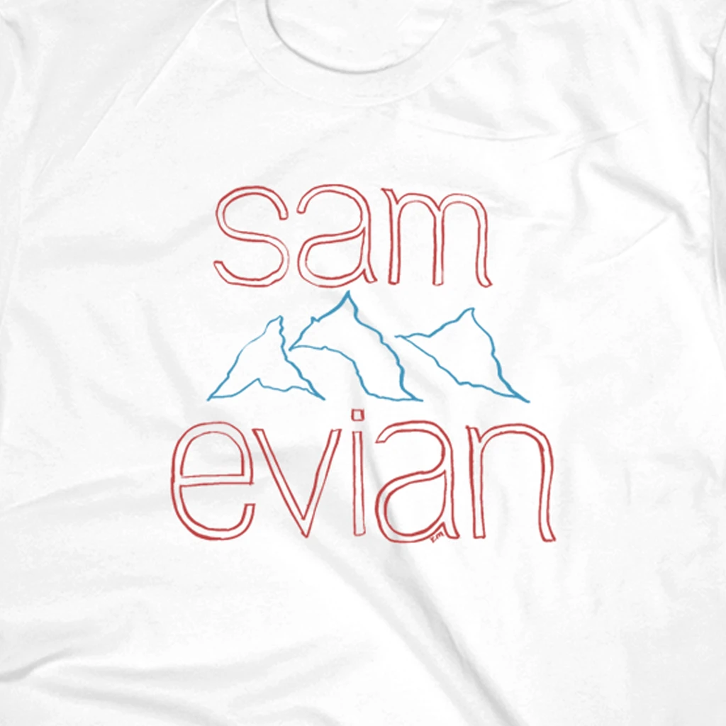 Mountains White T-Shirt 2 Mountains White T-Shirt - Image 2